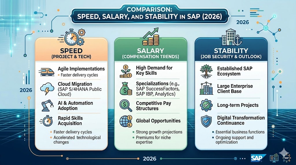 SAP MM vs SAP FI/CO: Which Module Gets You a Job Faster in Canada in 2026? - Nextnow Canada Comparison: Speed, Salary, and Stability in 2026