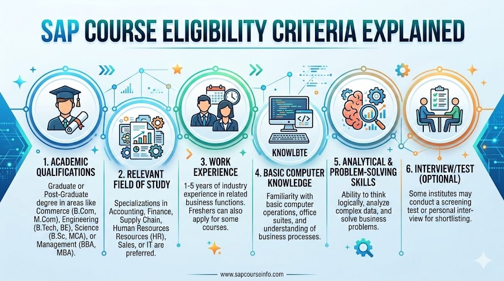 SAP Course Eligibility Criteria Explained