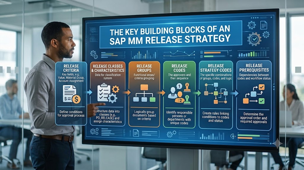 How Does SAP MM Release Strategy Work for Purchase Requisition and Purchase Order Approvals? - Nextnow Canada The Key Building Blocks of an SAP MM Release Strategy