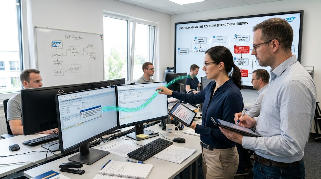 How Do You Troubleshoot Common Goods Receipt and Invoice Verification Errors in SAP MM? - Nextnow Canada Understanding the Procure-to-Pay Flow Behind These Errors